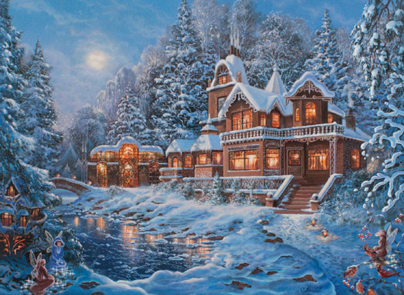 Winter Magic 1000 pc Jigsaw Puzzle 1109