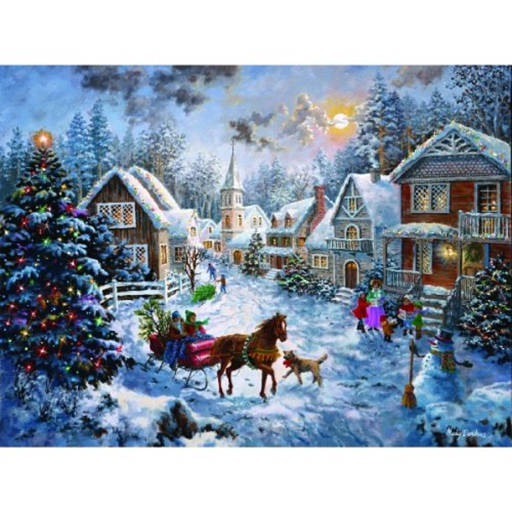 Merry Christmas 1000 pc Jigsaw Puzzle 19236