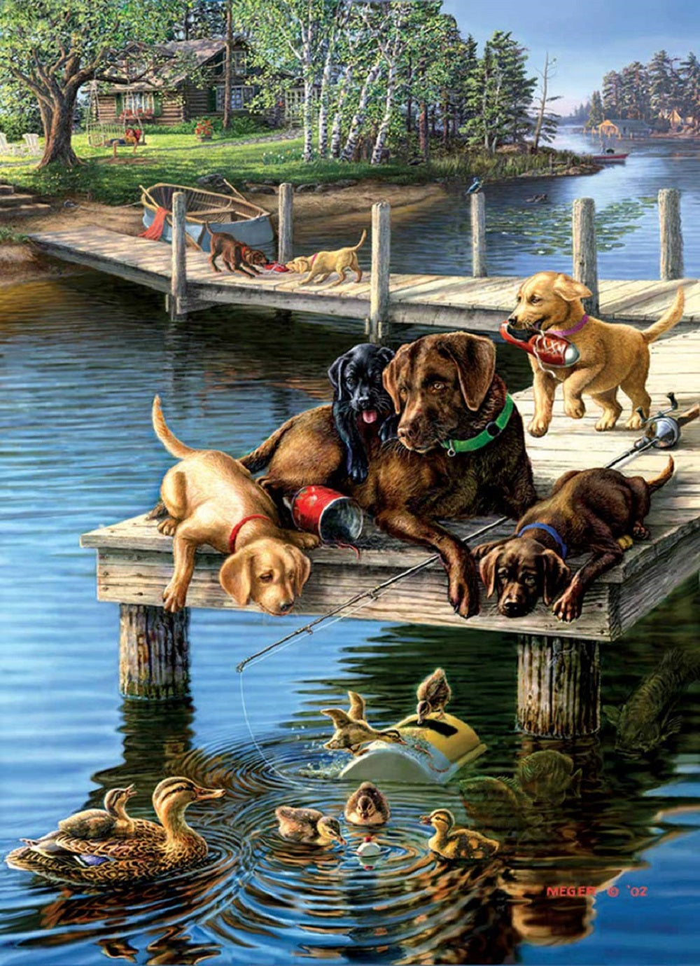 Summer School 500 pc Large Pieces Jigsaw Puzzle 28497
