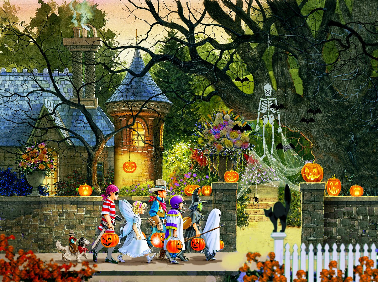 Friends on Halloween 1000 pc Jigsaw Puzzle 51224