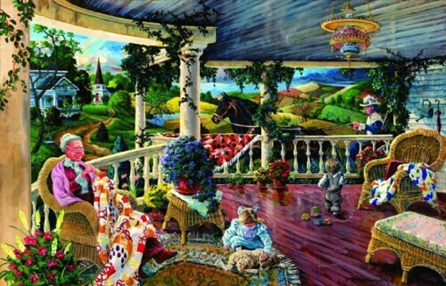 Afternoon with Grandma 1000 pc Jigsaw Puzzle 56018