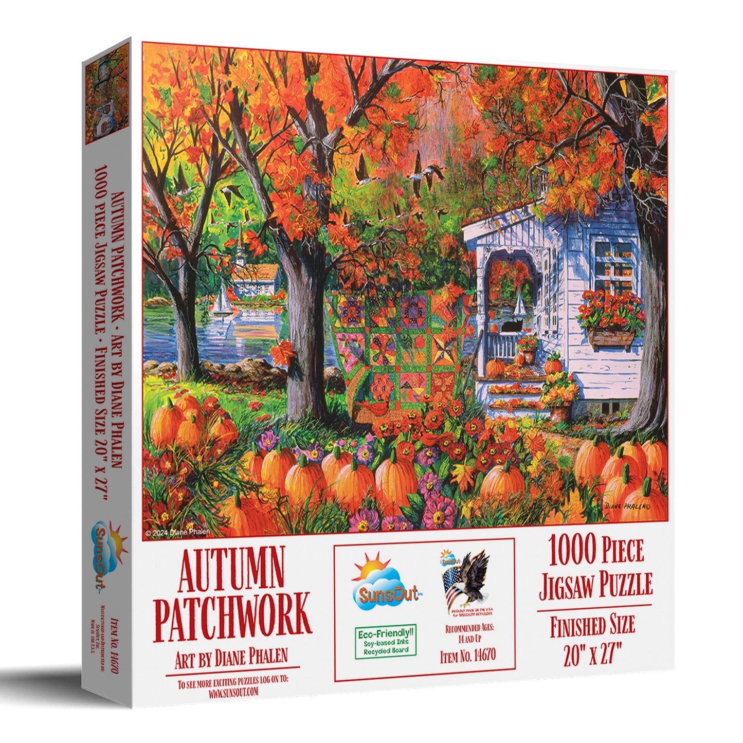 Autumn Patchwork 1000 pc Jigsaw Puzzle 14670