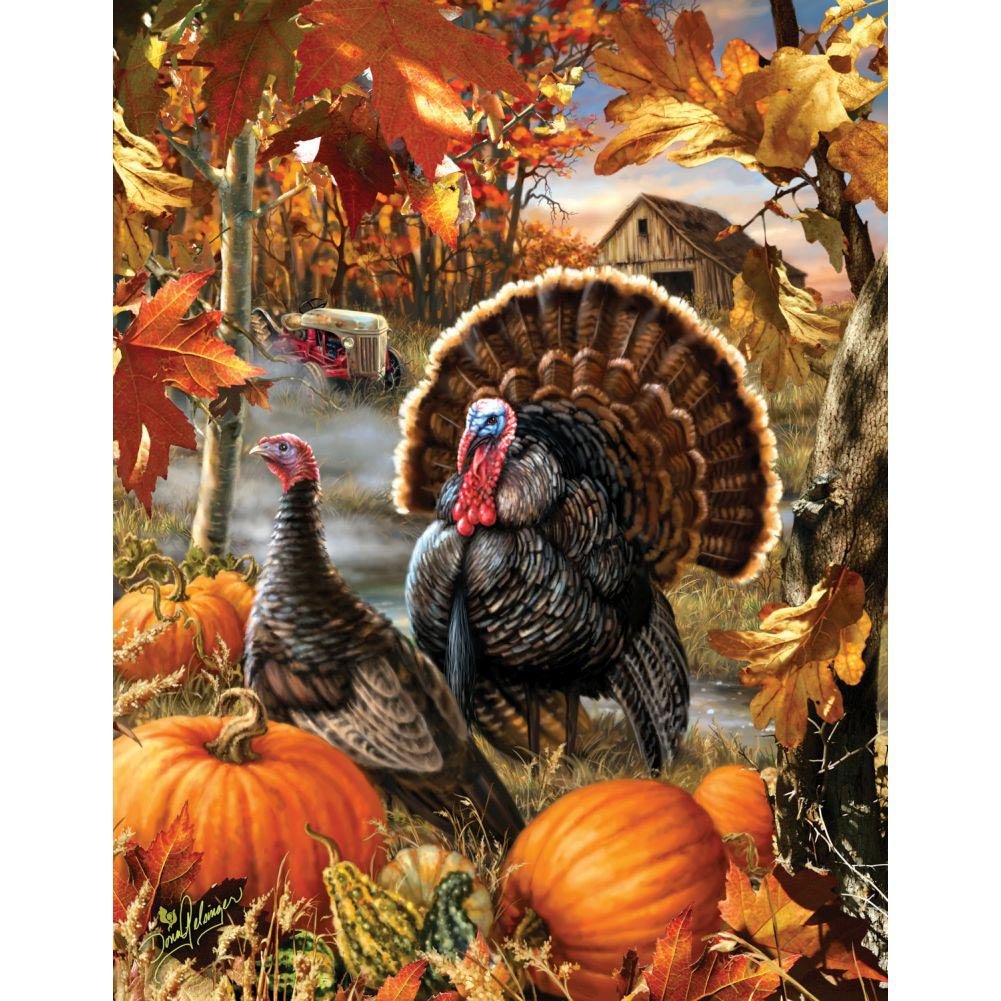 Gobbler Farms 1000 pc Large Pieces Jigsaw Puzzle 57142