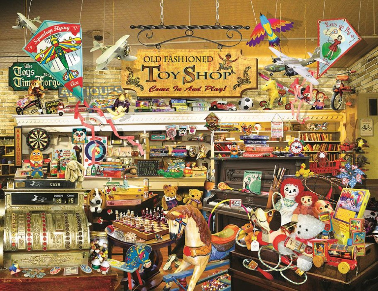 An Old Fashioned Toy Shop 1000 pc Large Pieces Jigsaw Puzzle 34916