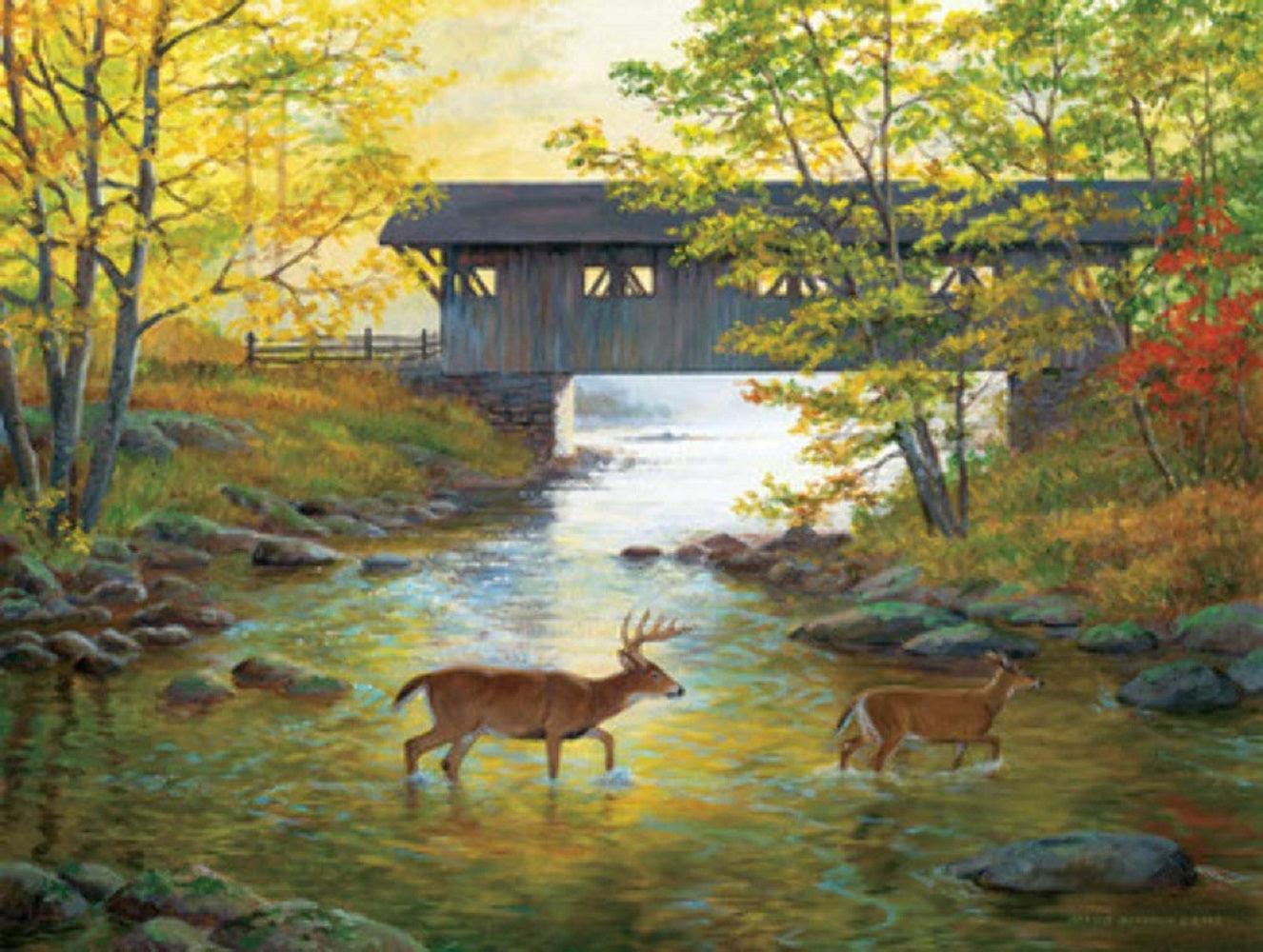 Rock Creek Crossing 500 pc Jigsaw Puzzle 51979