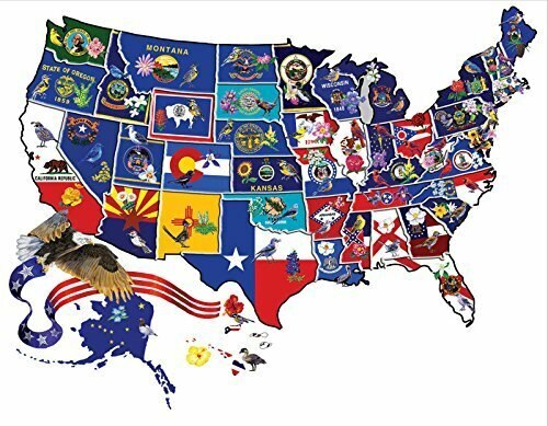 America the Beautiful 1000 pc Special Shape Jigsaw Puzzle 95995