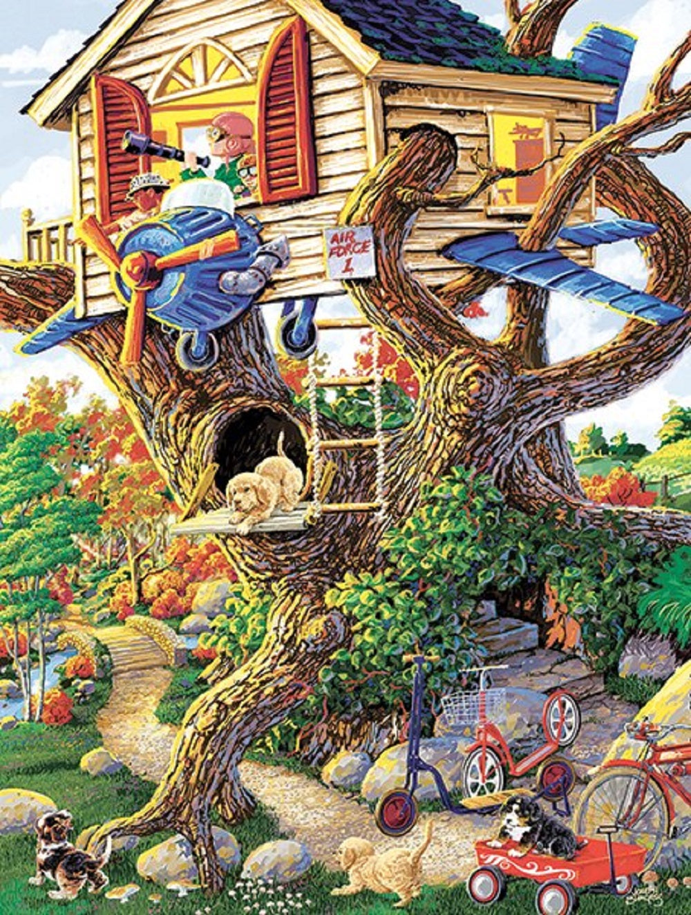 Boys Treehouse 300 pc Jigsaw Puzzle 38784