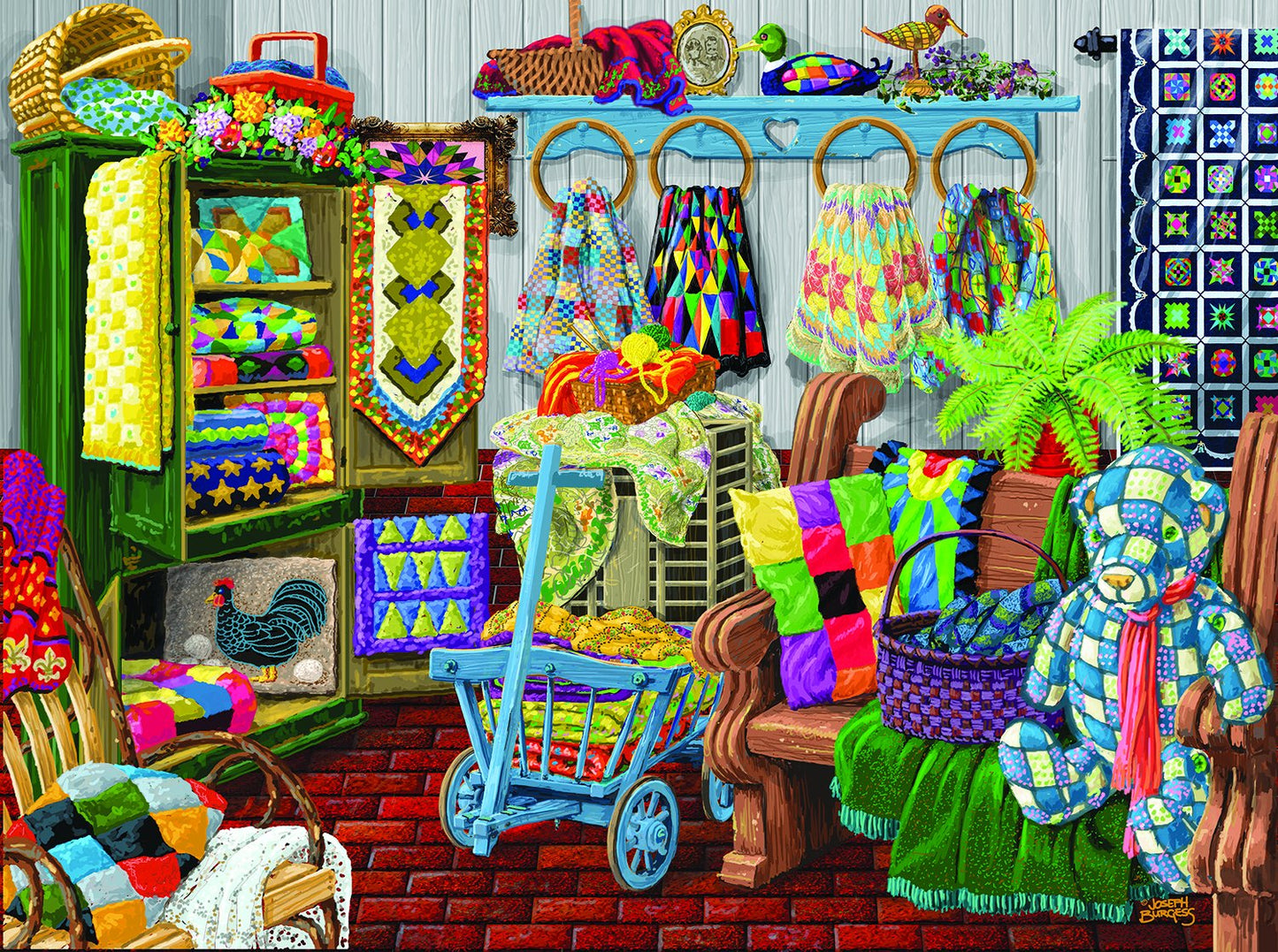 The Quilt Fair 1000 pc Jigsaw Puzzle 38857