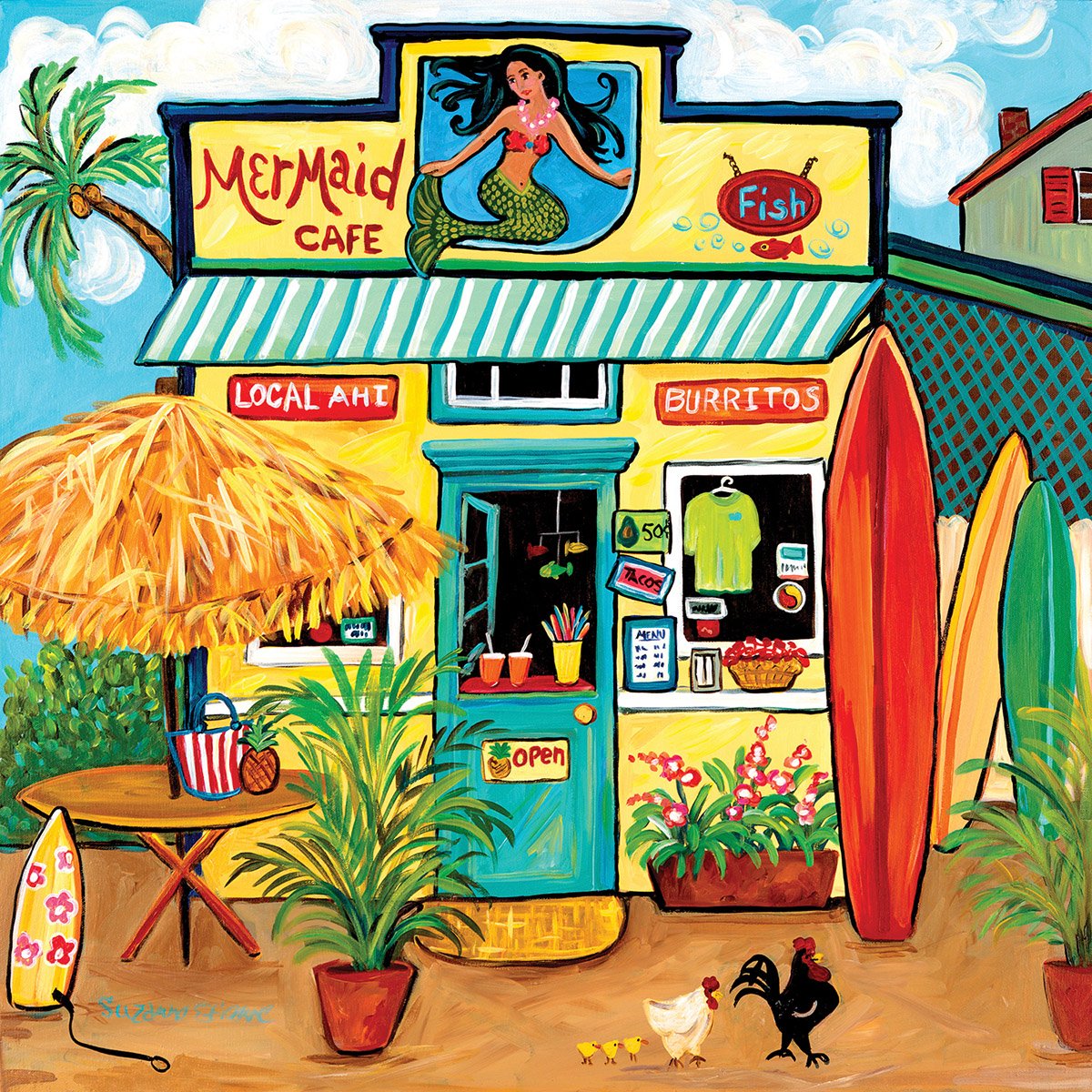 Mermaid Cafe 500 pc Jigsaw Puzzle 47170