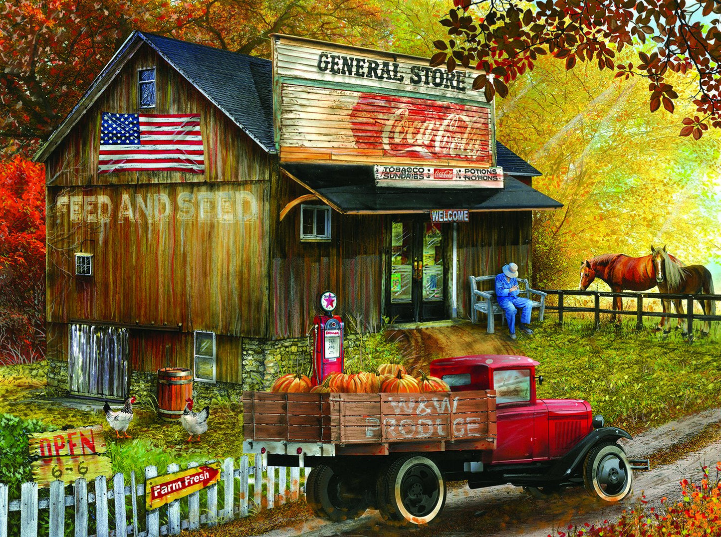 Feed and Seed General Store 1000 pc Jigsaw Puzzle 28649
