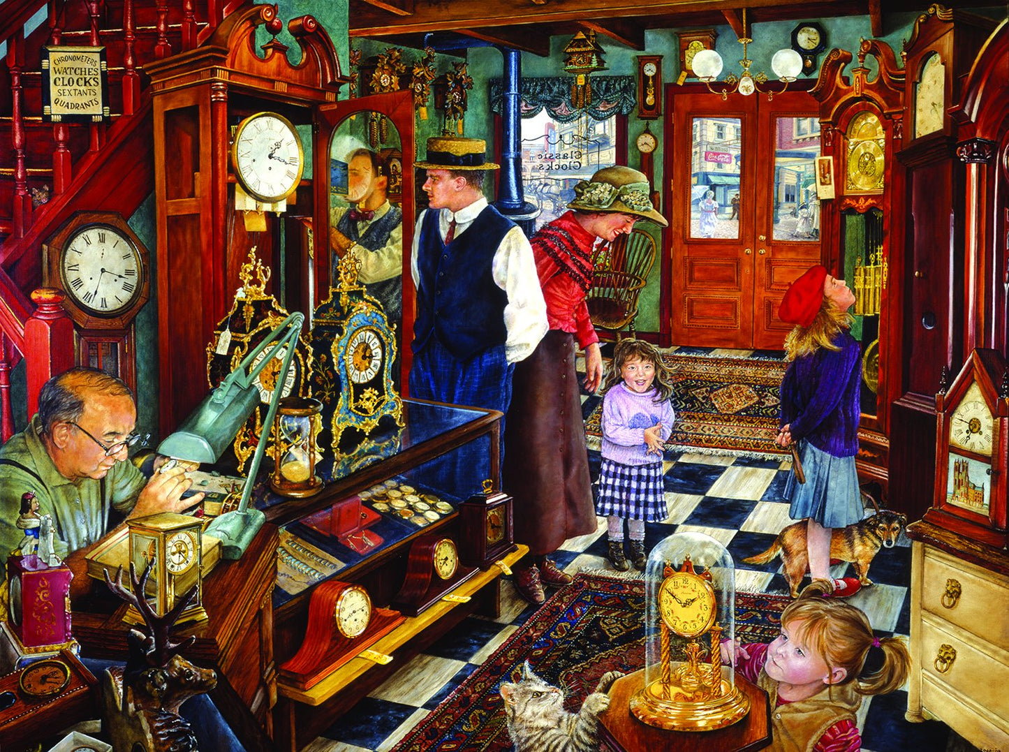 The Clock Shop 1000 pc Jigsaw Puzzle 44652