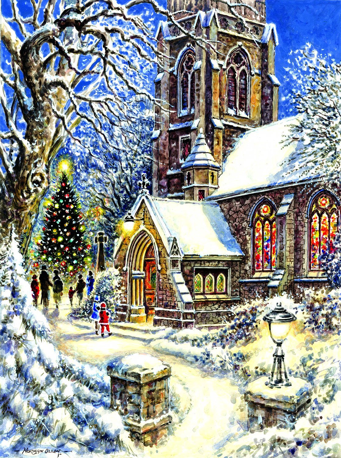 Church in the Snow 1000 pc Jigsaw Puzzle 44131