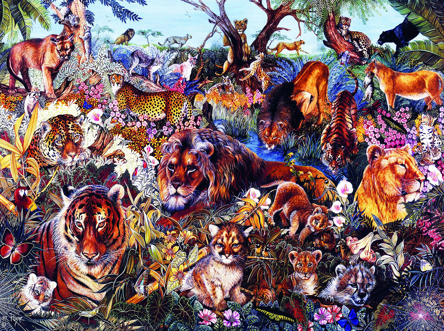 Animal Fantasia 1000 pc Jigsaw Puzzle 50089