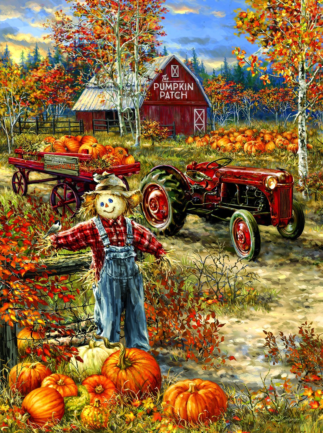 The Pumpkin Patch Farm 1000 pc Jigsaw Puzzle 57144