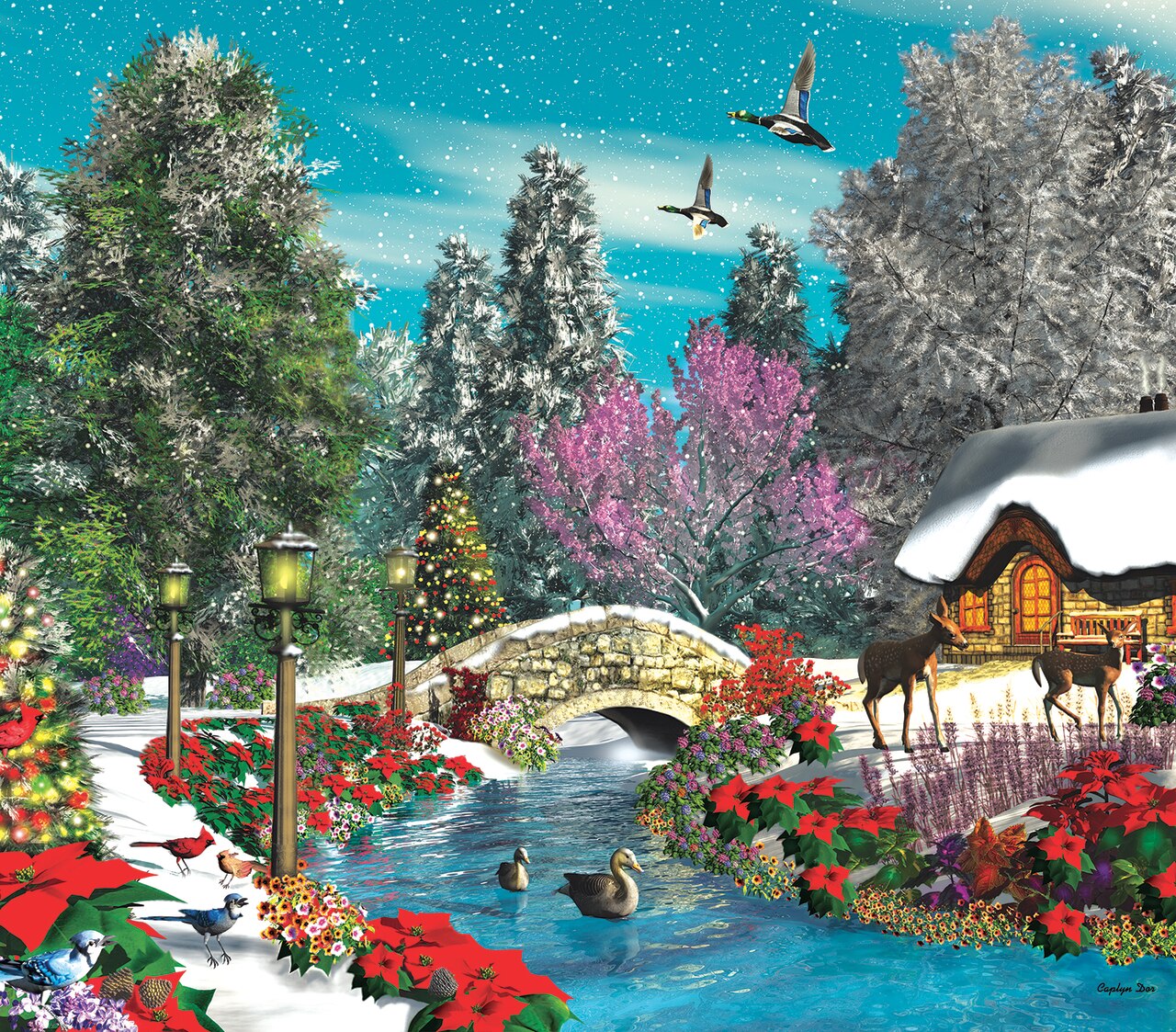 Season's Beauty 300 pc Jigsaw Puzzle 66574