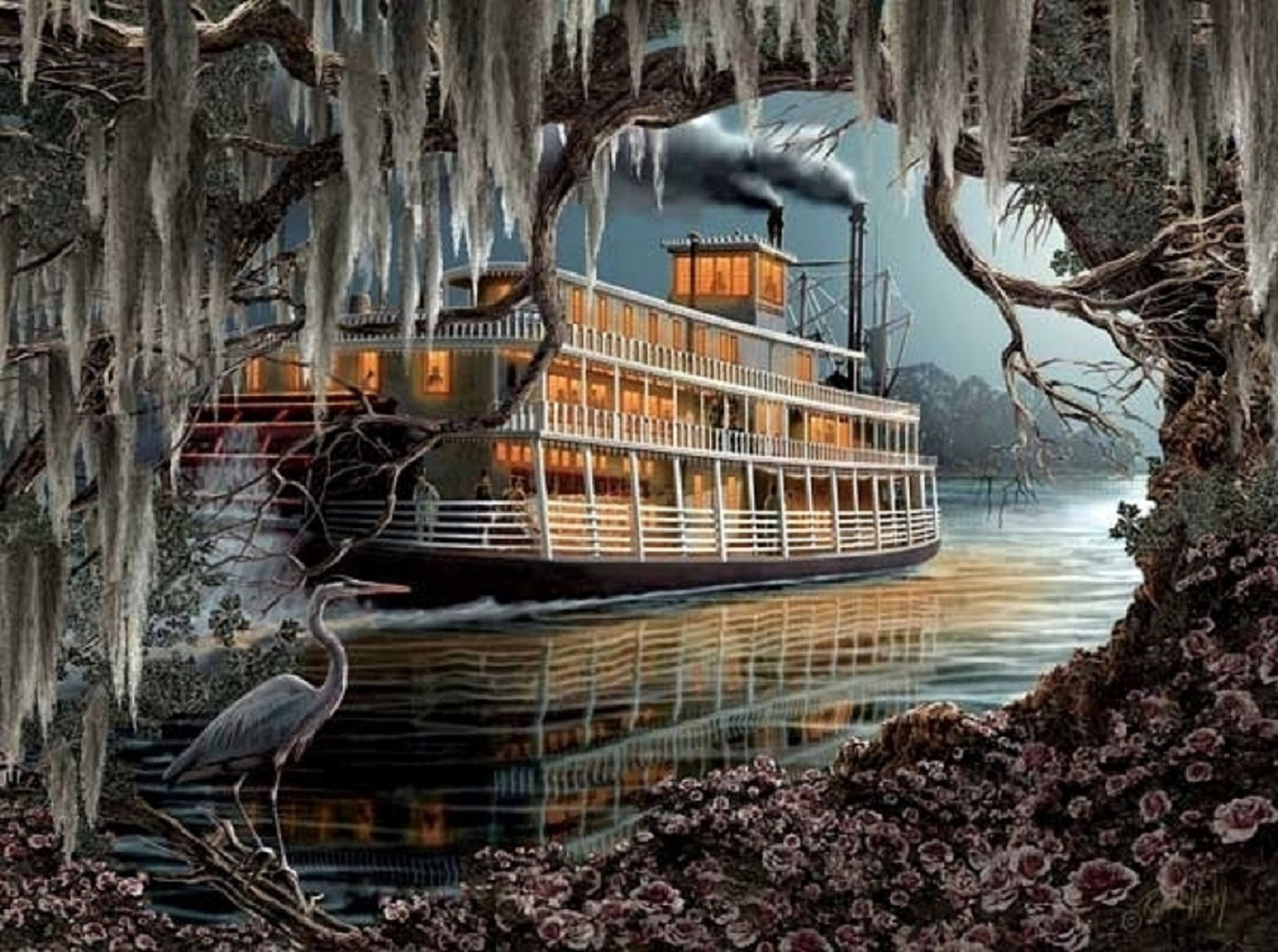 Night on the River 1000 pc Jigsaw Puzzle 51004
