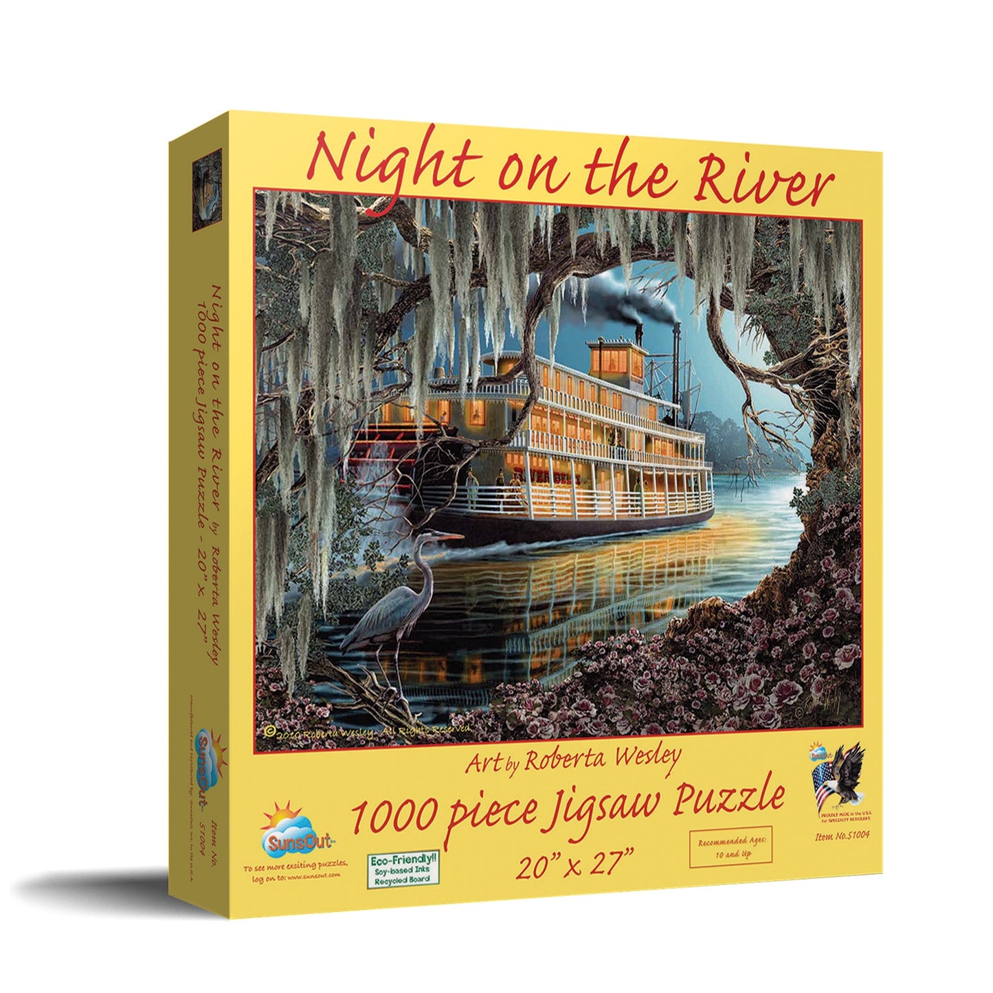 Night on the River 1000 pc Jigsaw Puzzle 51004