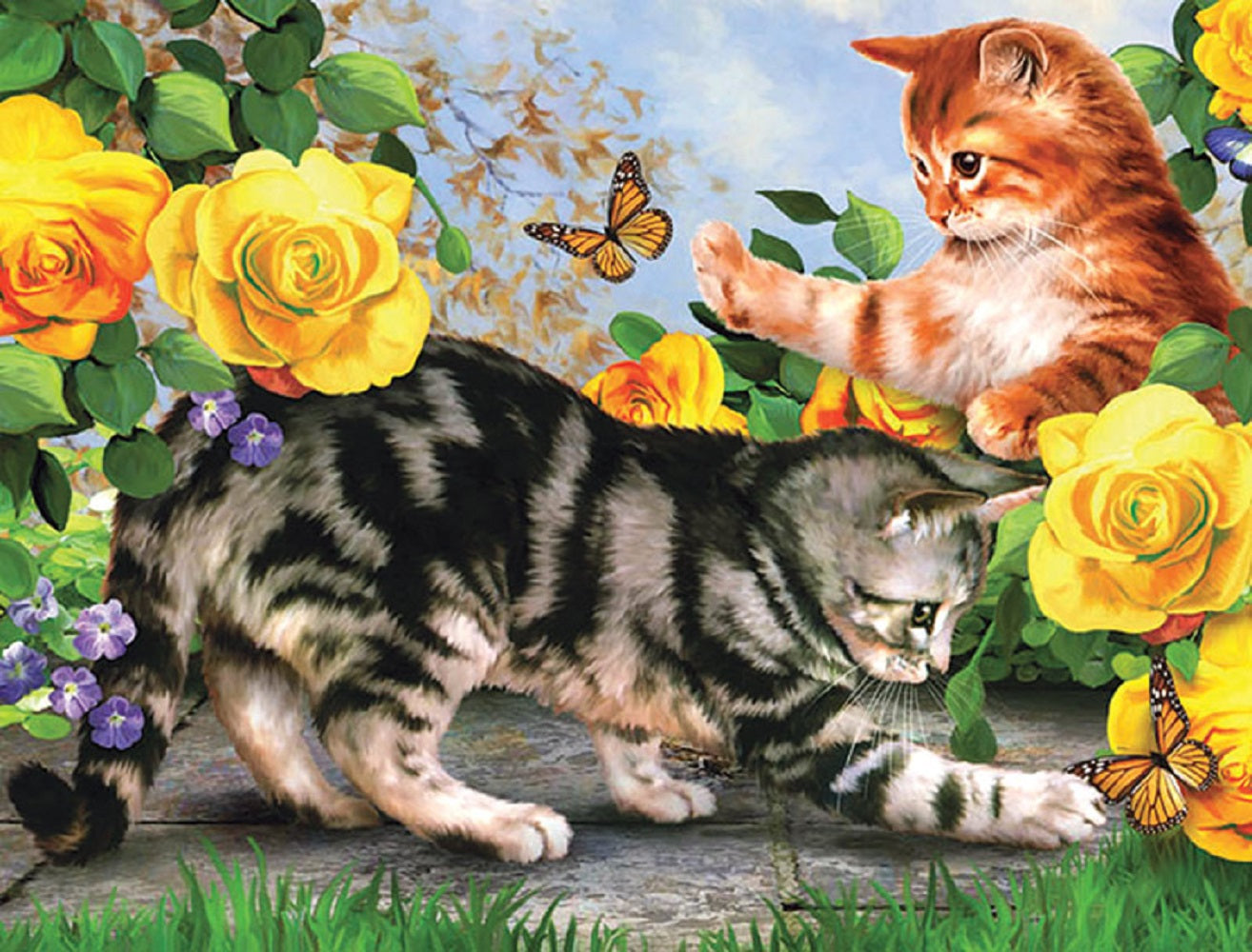 Kitten Play 500 pc Jigsaw Puzzle 54933