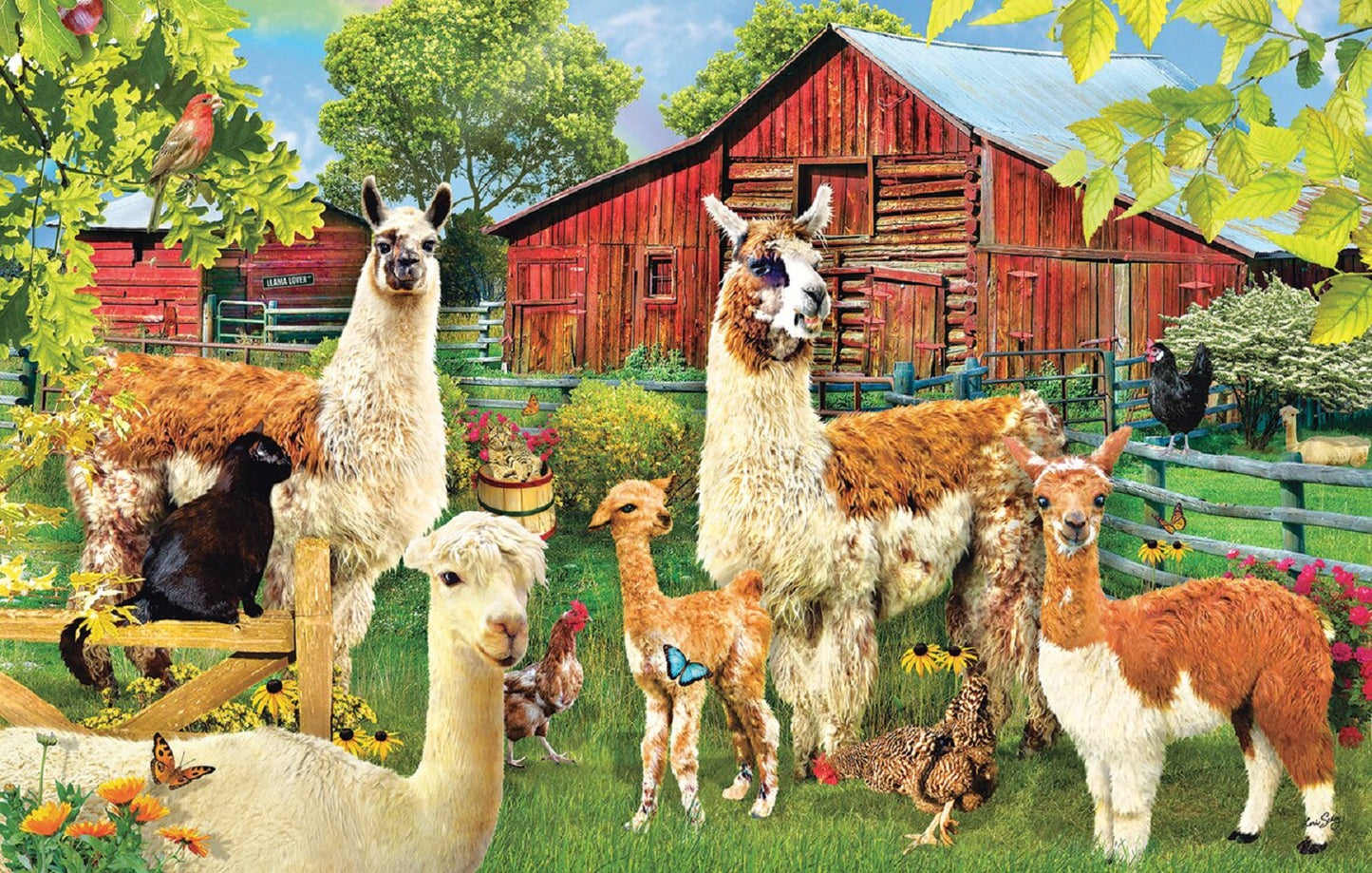 Llamas 100 pc Jigsaw Puzzle 81674