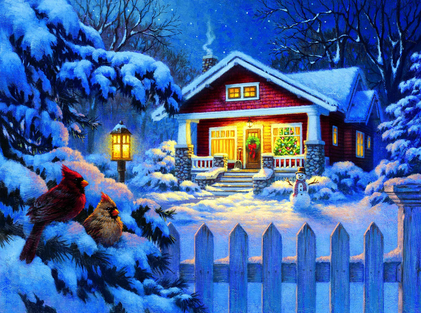 Christmas Bungalow 1000 pc Jigsaw Puzzle 55989