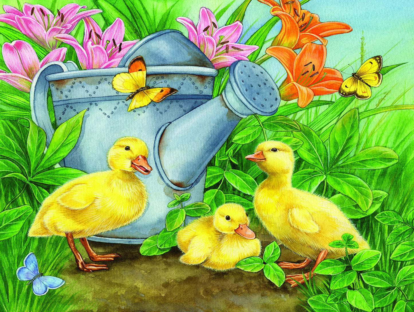 Ducklings and Butterflies 300 pc Jigsaw Puzzle 16078