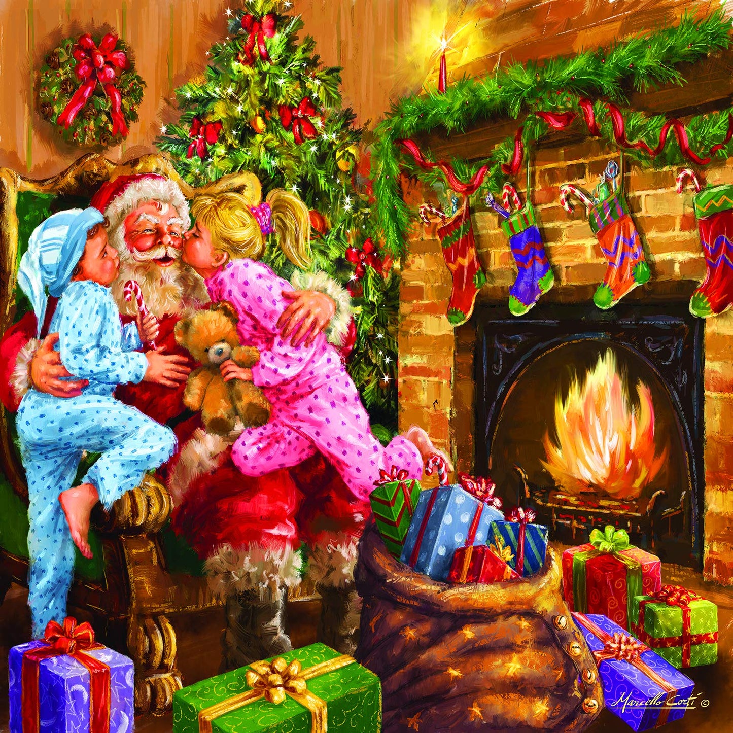 Everyone Loves Santa 1000 pc Jigsaw Puzzle 60649