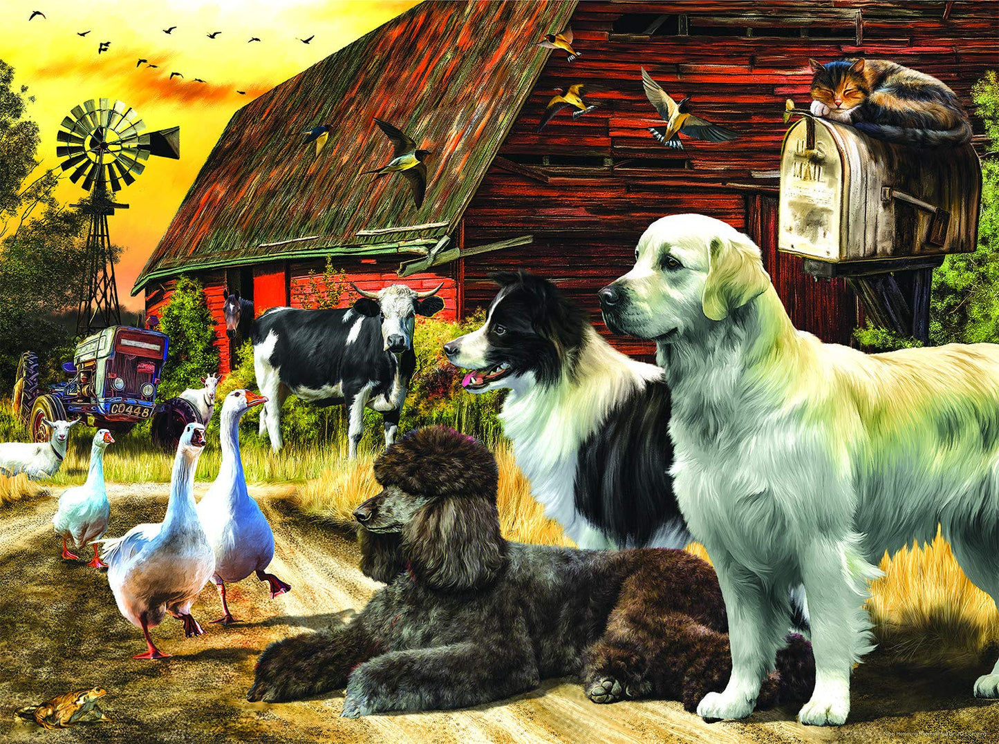 Life on the Farm 1000 pc Jigsaw Puzzle 49002