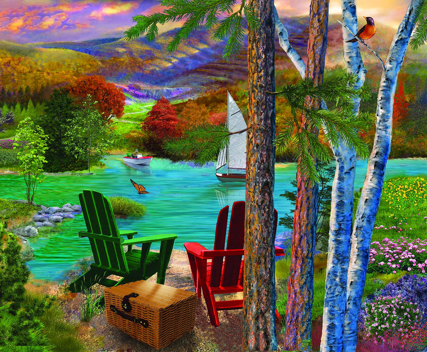 Lakeside View 1000 pc Jigsaw Puzzle 31514