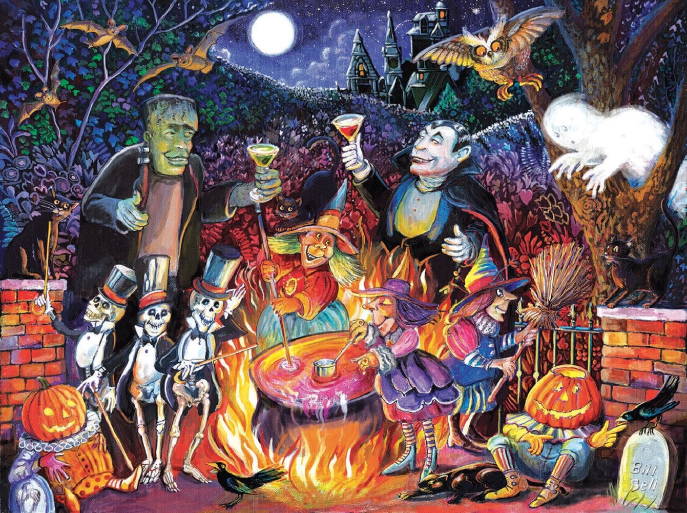 Monster Party Time 1000 pc Jigsaw Puzzle 21831