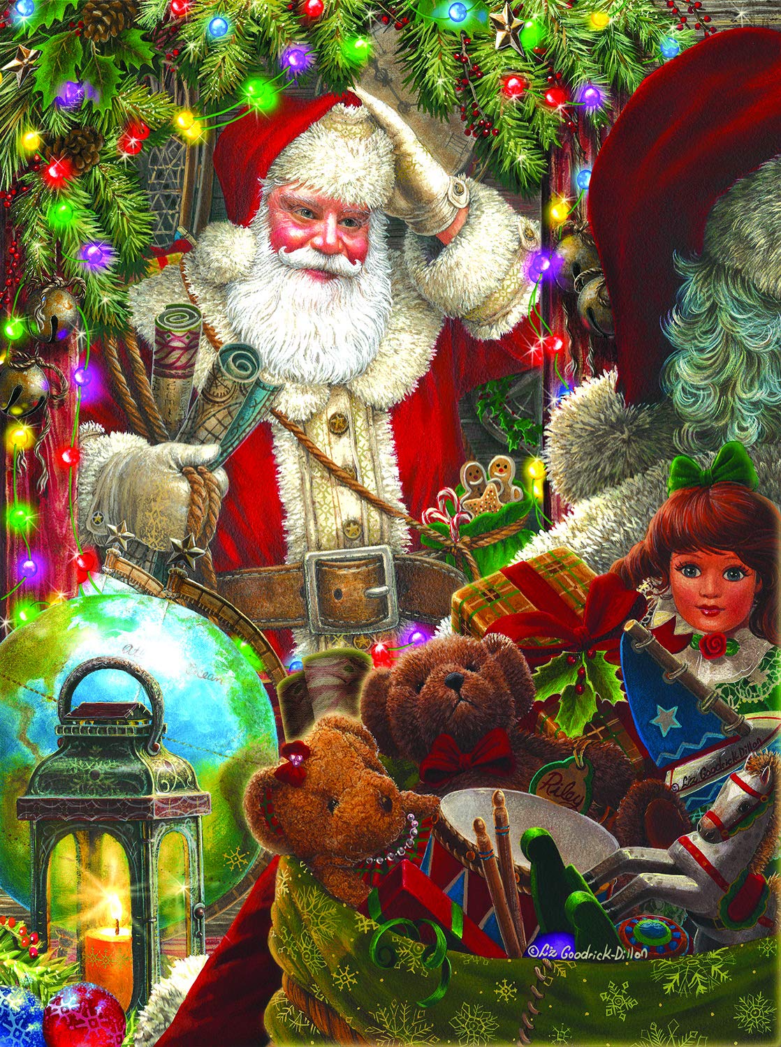 Ready to Go Santa 1000 pc Jigsaw Puzzle 59714