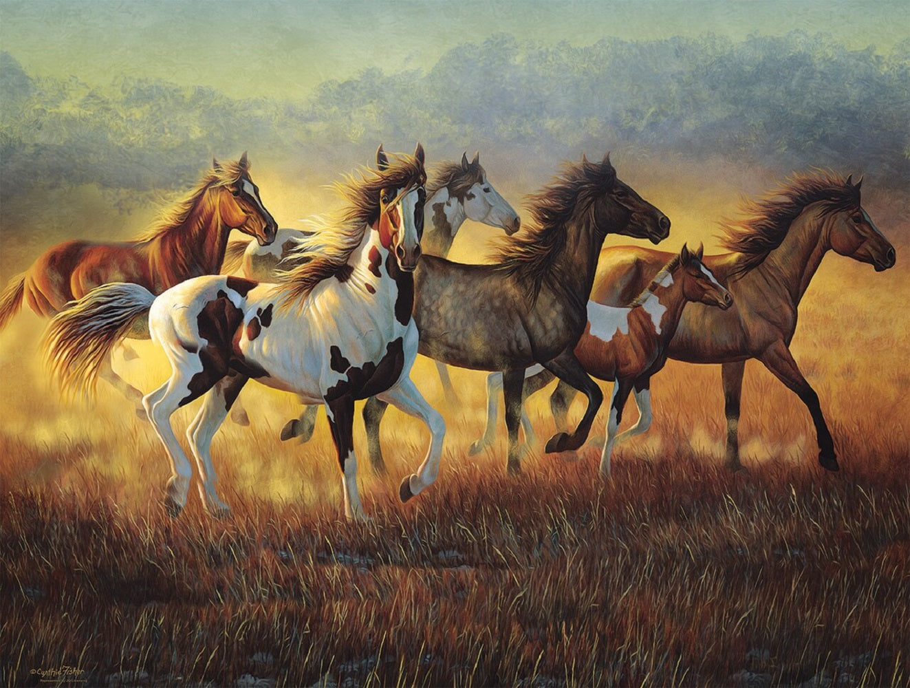 Running with the Wind 500 pc Jigsaw Puzzle 70936