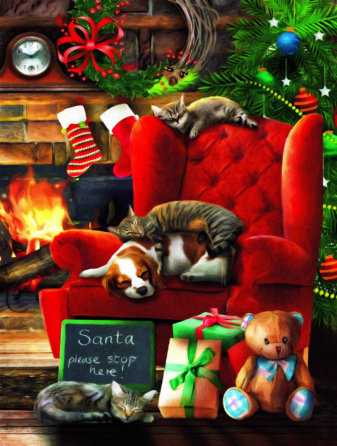 Santa Stop Here 300 pc Jigsaw Puzzle 28840