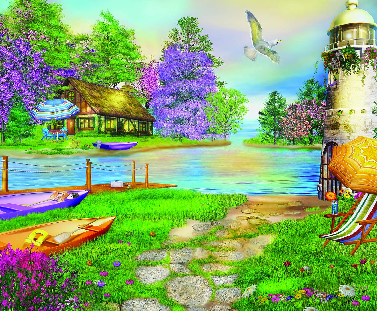 Seagull Bay 1000 pc Jigsaw Puzzle 66510
