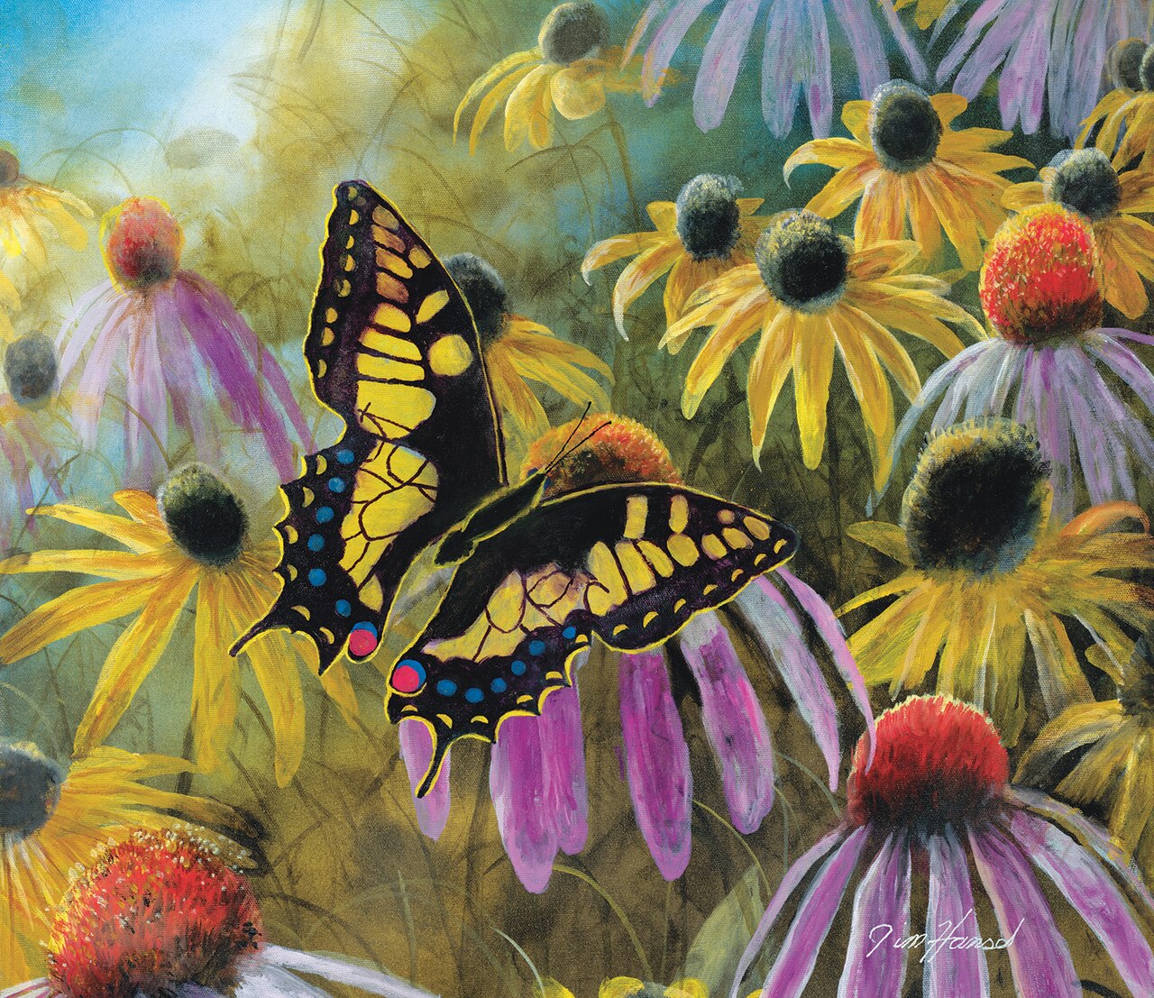 Swallowtail Vistor 550 pc Jigsaw Puzzle 67322