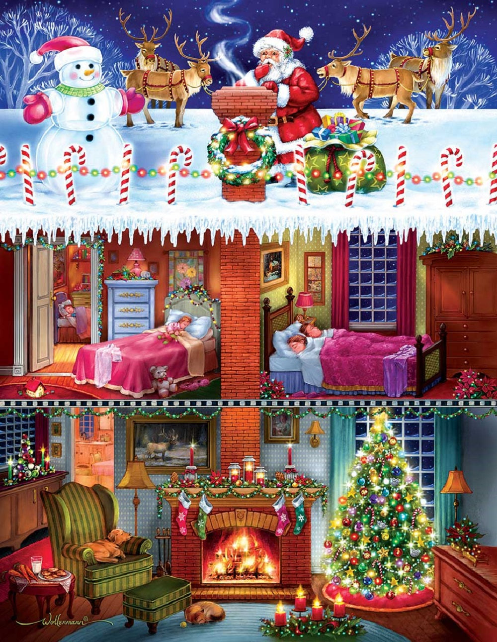 Who's on the roof 500 pc Large Pieces Jigsaw Puzzle 18141