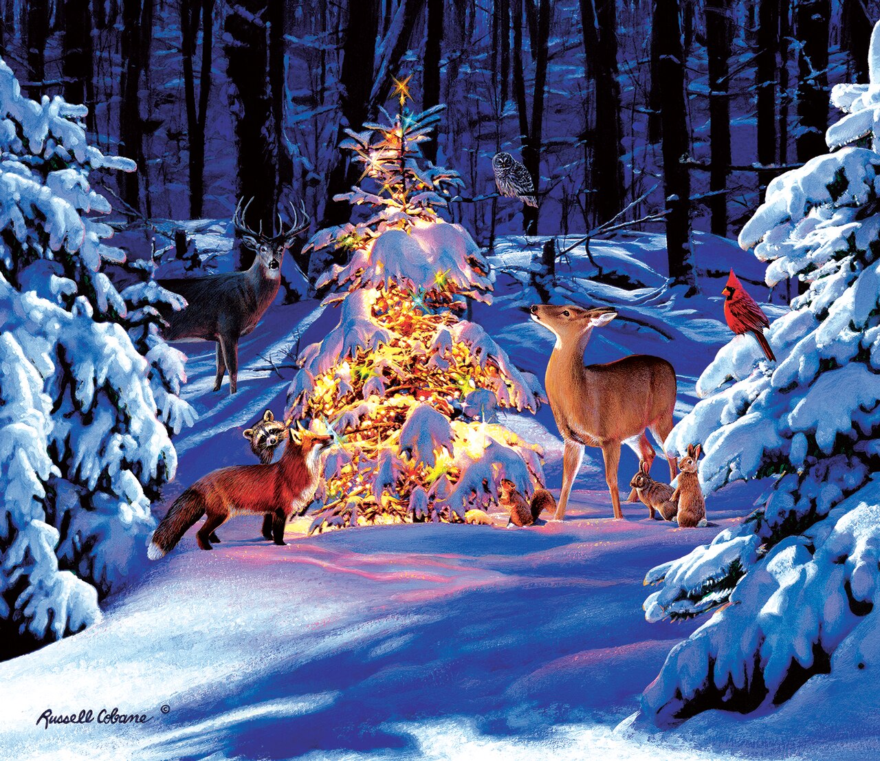 Woodland Glow 550 pc Jigsaw Puzzle 36686
