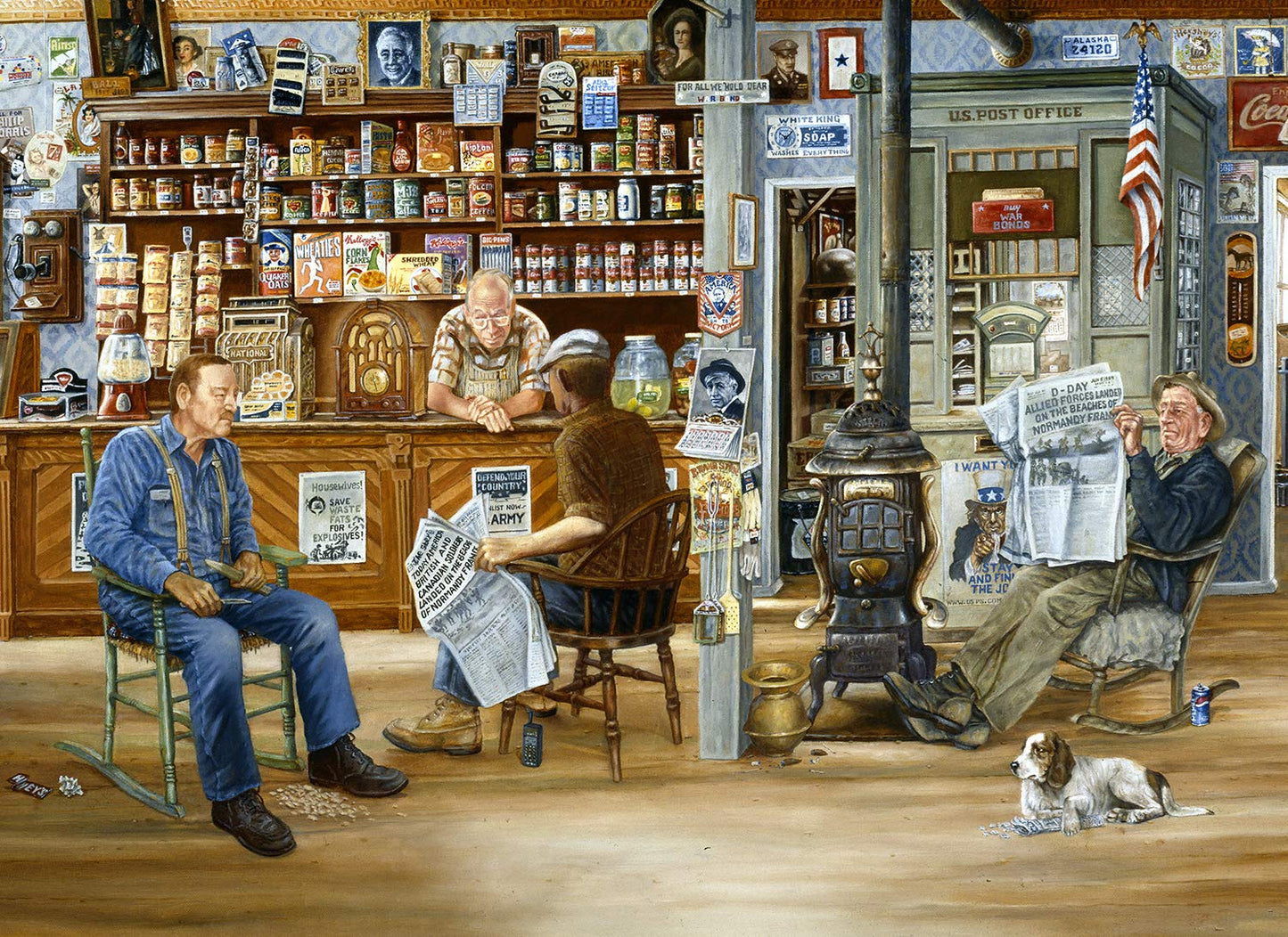 A Day at the Shop 500 pc Large Pieces Jigsaw Puzzle 25205