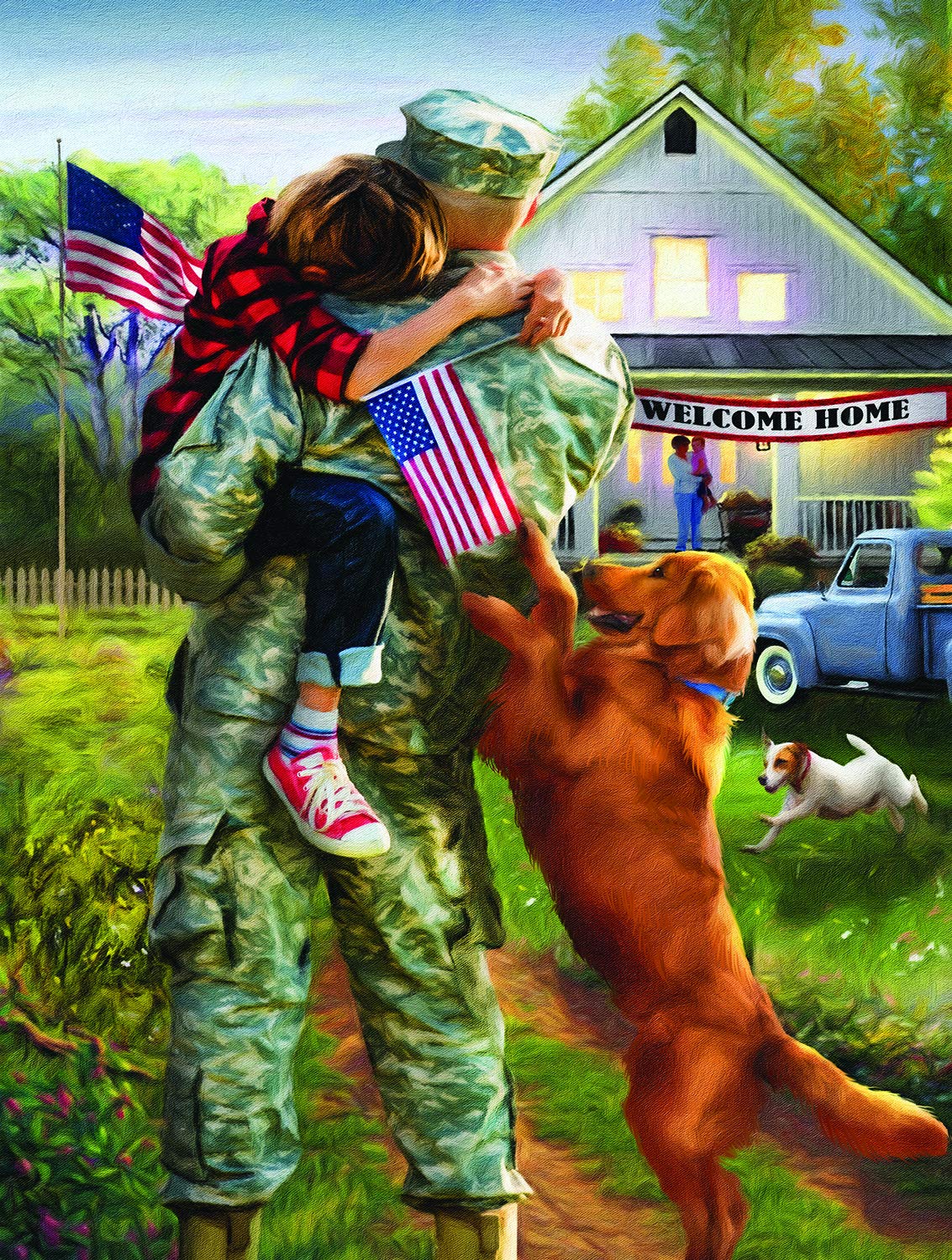 A Warm Welcome Home 300 pc Jigsaw Puzzle 29741