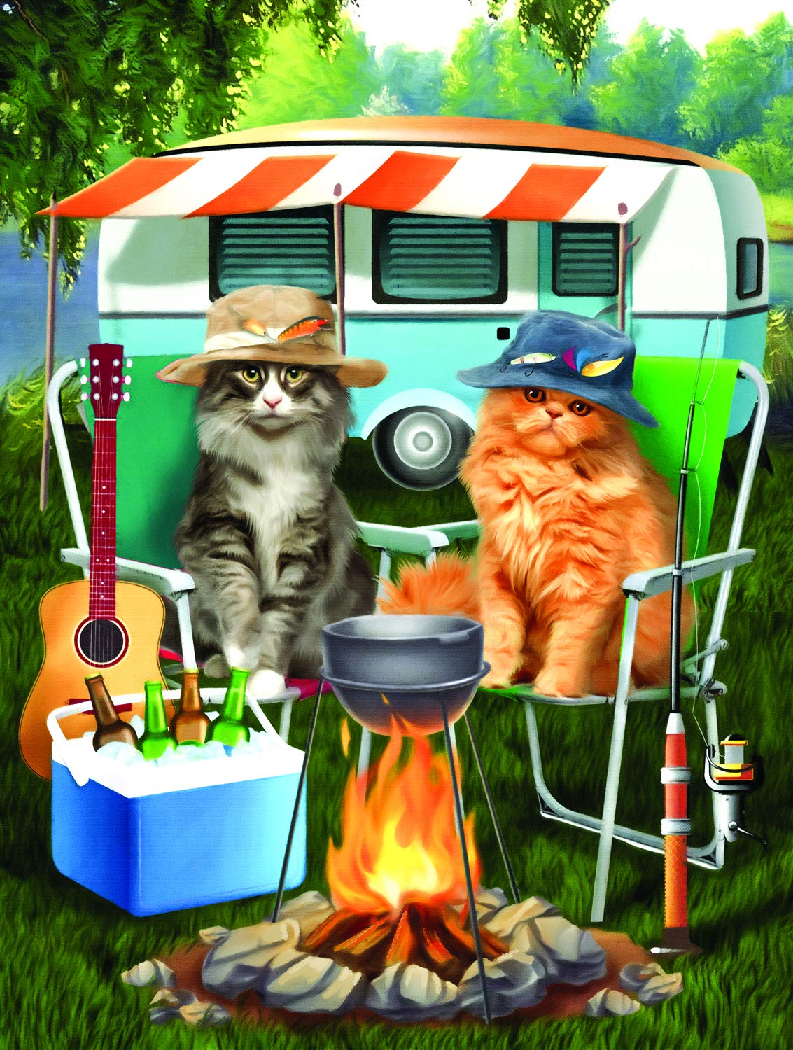 Camping Buddies 300 pc Jigsaw Puzzle 29762