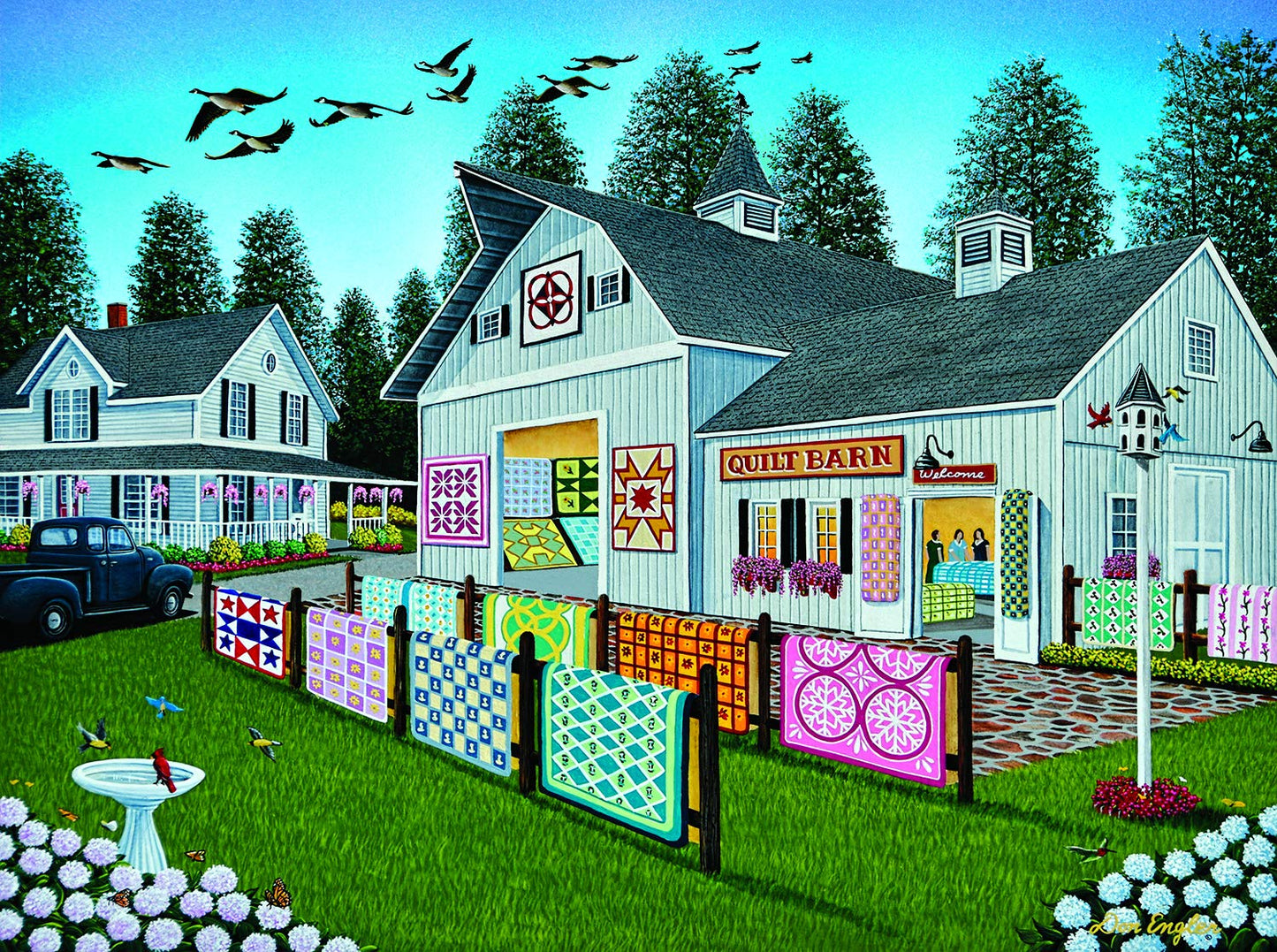 Welcome to the Quilt Barn 300 pc Jigsaw Puzzle 60330