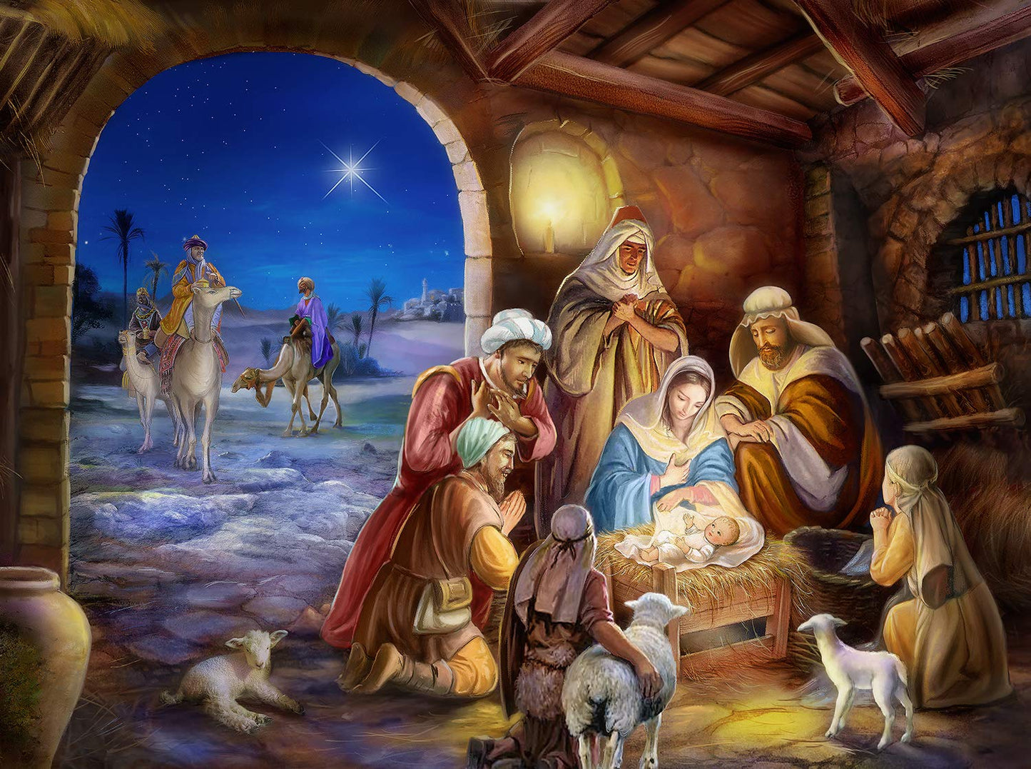 Upon A Holy Night 1000 pc Jigsaw Puzzle 60609