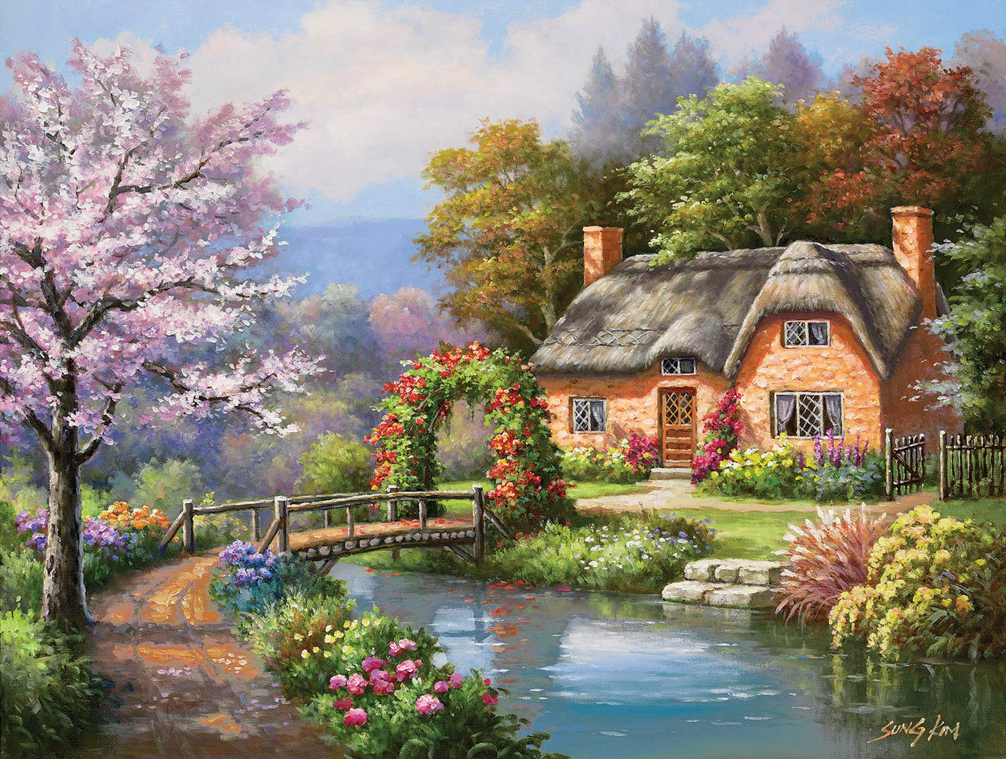 Spring Creek Cottage 300 pc Jigsaw Puzzle 36660