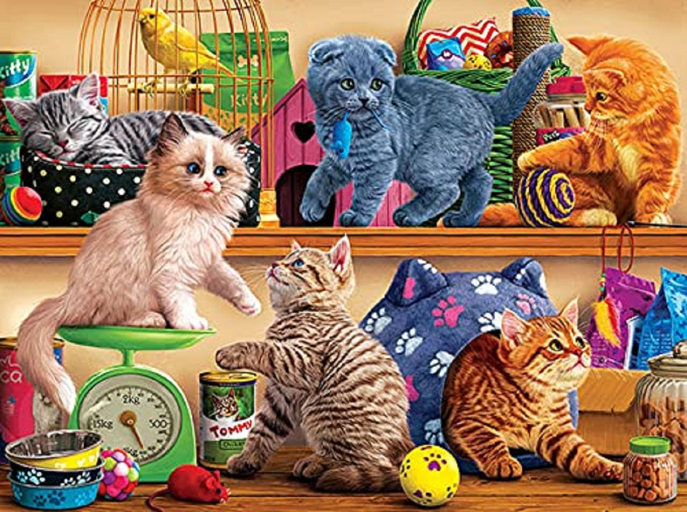 Pet Shop Kittens 1000 pc Jigsaw Puzzle 42957