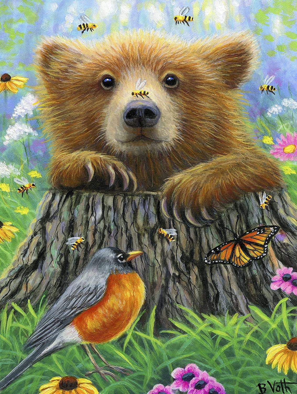 Bee Happy 300 pc Jigsaw Puzzle 52030