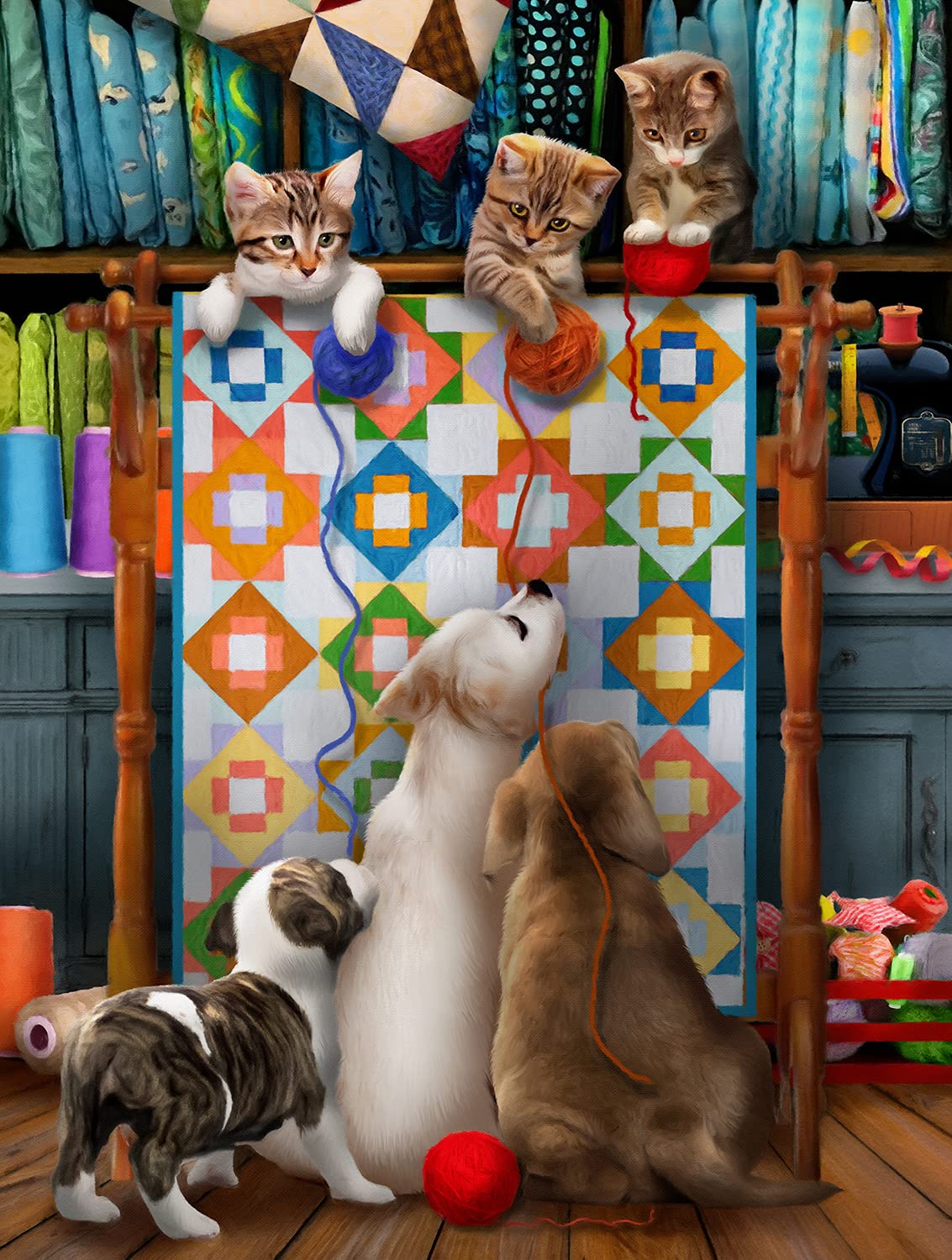 Kitty High Jinx 300 pc Jigsaw Puzzle 28974