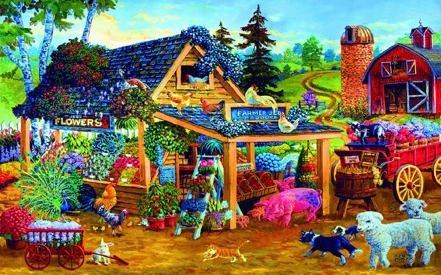 Fresh Fruits and Flowers 300 pc Jigsaw Puzzle 38778