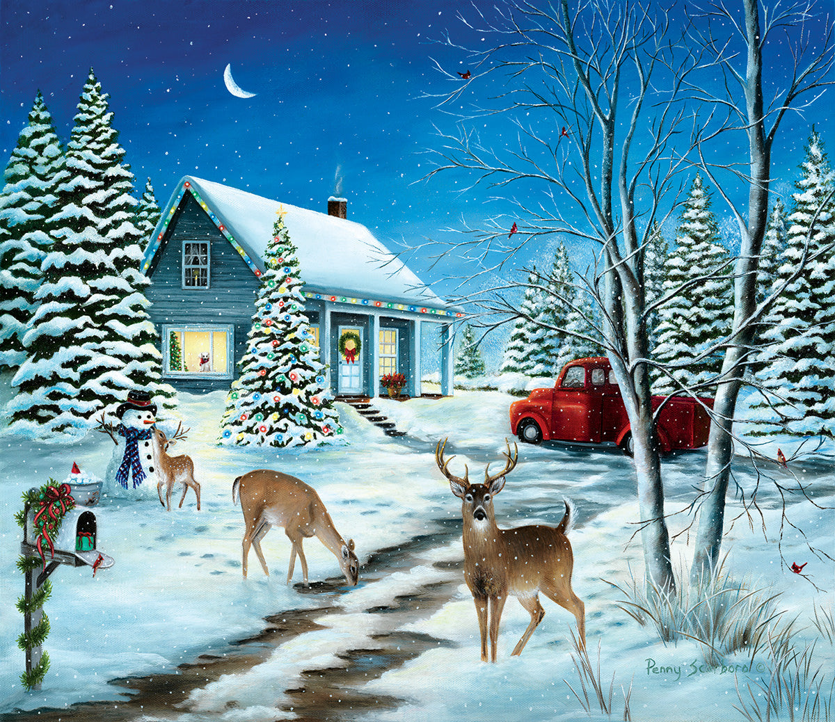 Unexpected Christmas Guests 500 pc Jigsaw Puzzle 61815