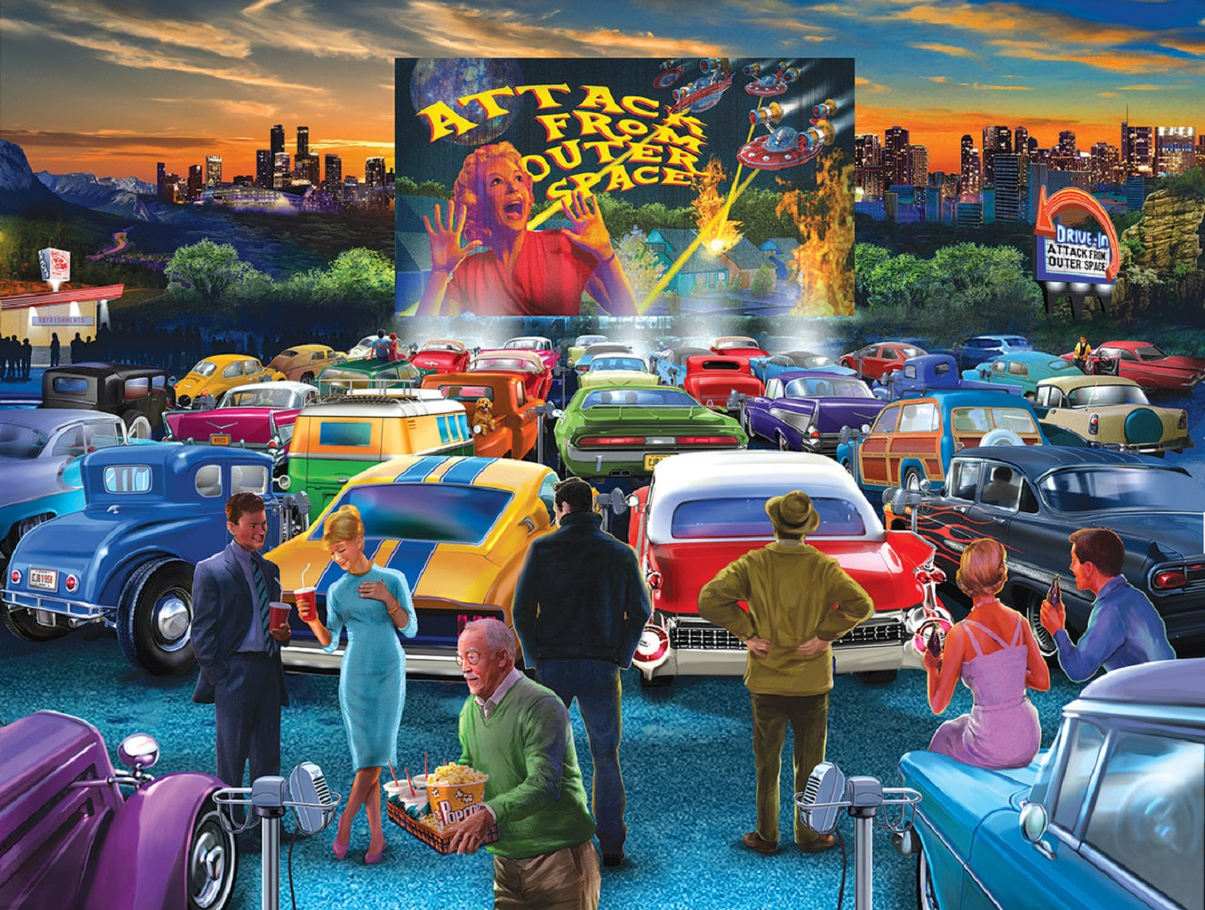 Drive In 500 pc Jigsaw Puzzle 31942