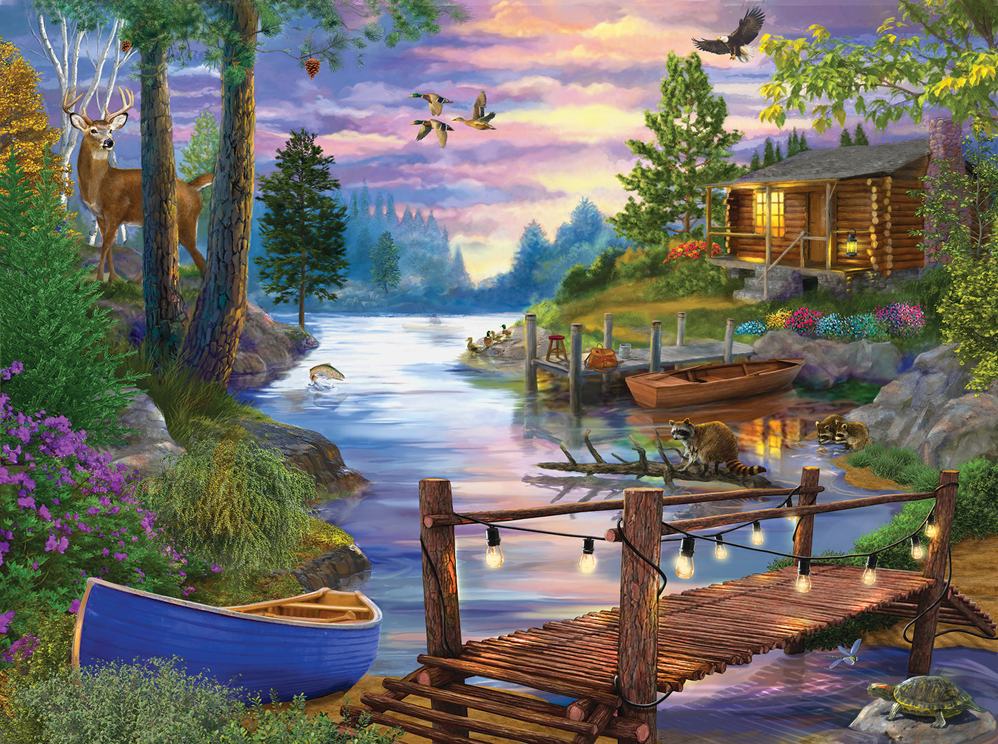 Footbridge 1000 pc Jigsaw Puzzle 31408
