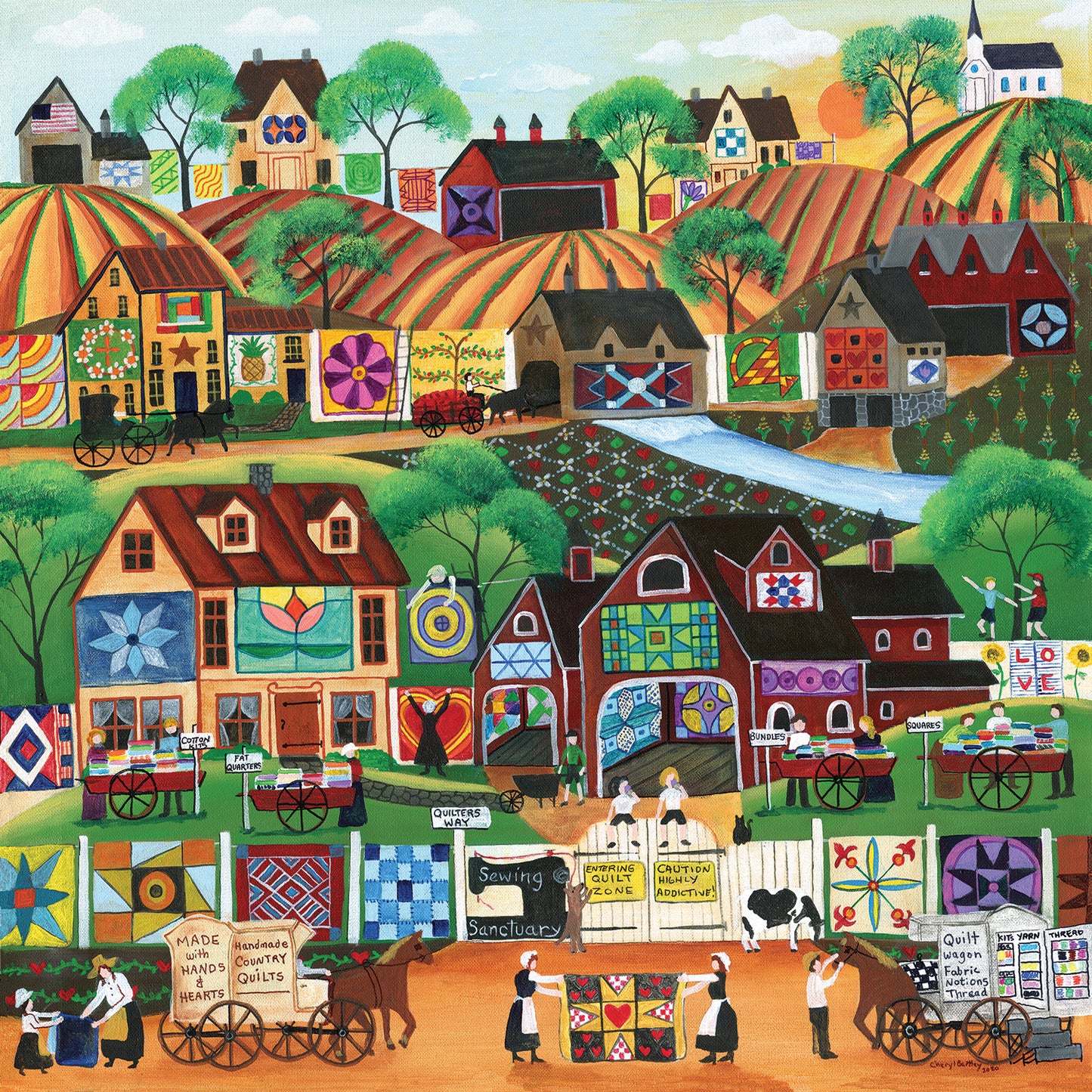 Quilter's Way 1000 pc Jigsaw Puzzle 54716